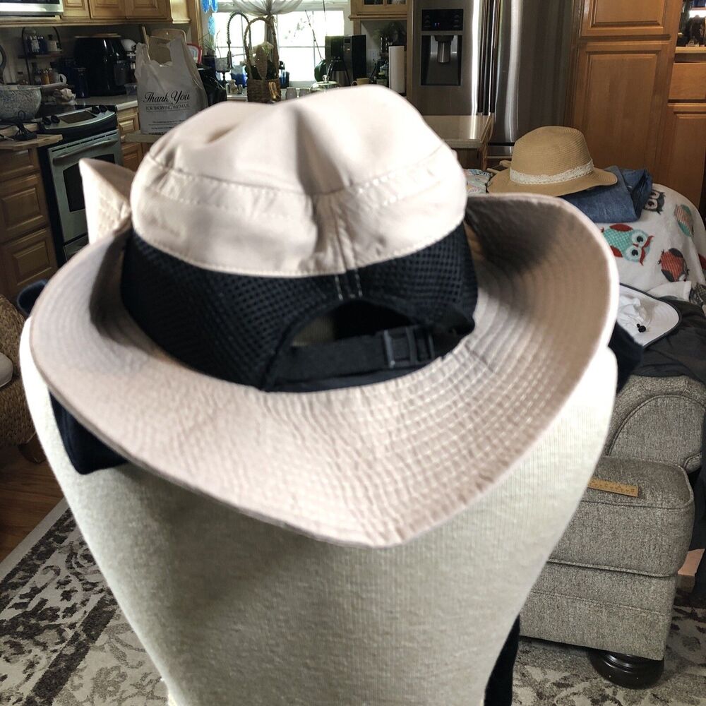 GUODING tan Boonie Hat - Nylon mesh Sun Brim Bill Safari Style Outdoor Layer - Picture 15 of 16